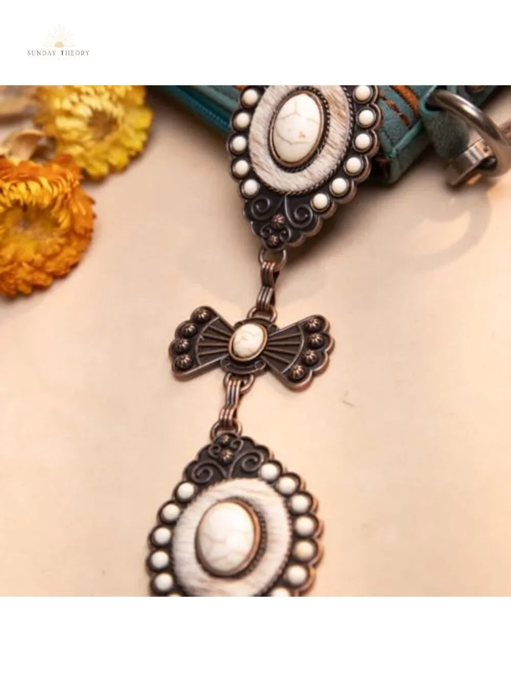 Western Concho Chain Belt Women Adjustable